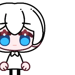 头发 马尾 左侧 -